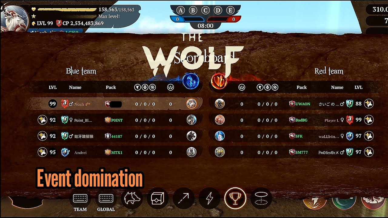 The wolf - 3 rounds of event domination 😁❗