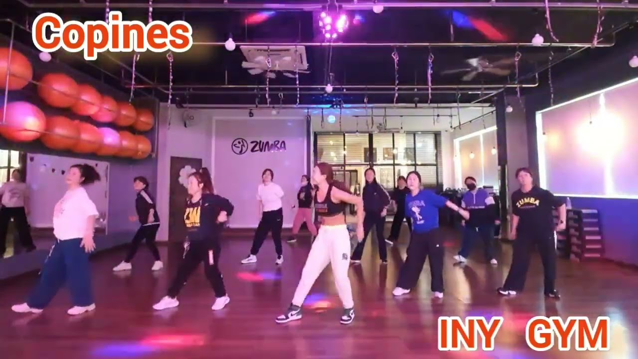 zumba fitness - Copines [Choreo by INY] 줌바스튜디오 이니짐 입니다.
