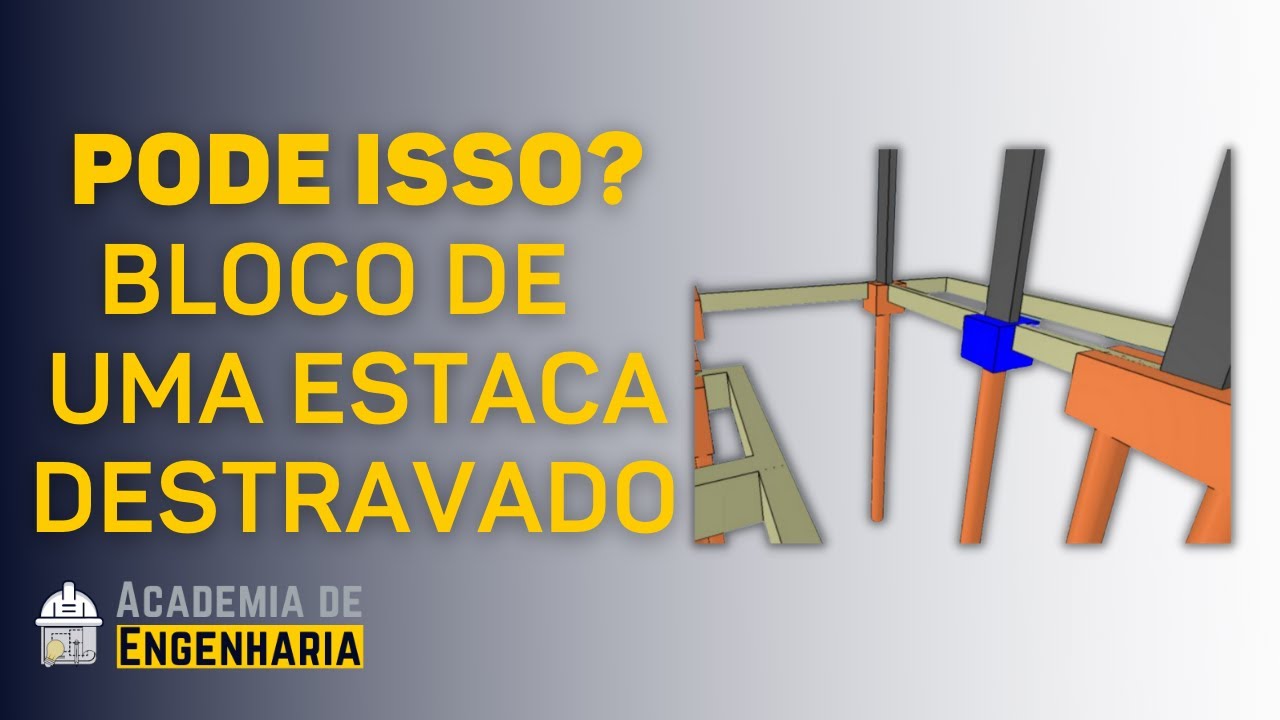 PODE ISSO? BLOCO DE 1 ESTACA DESTRAVADO