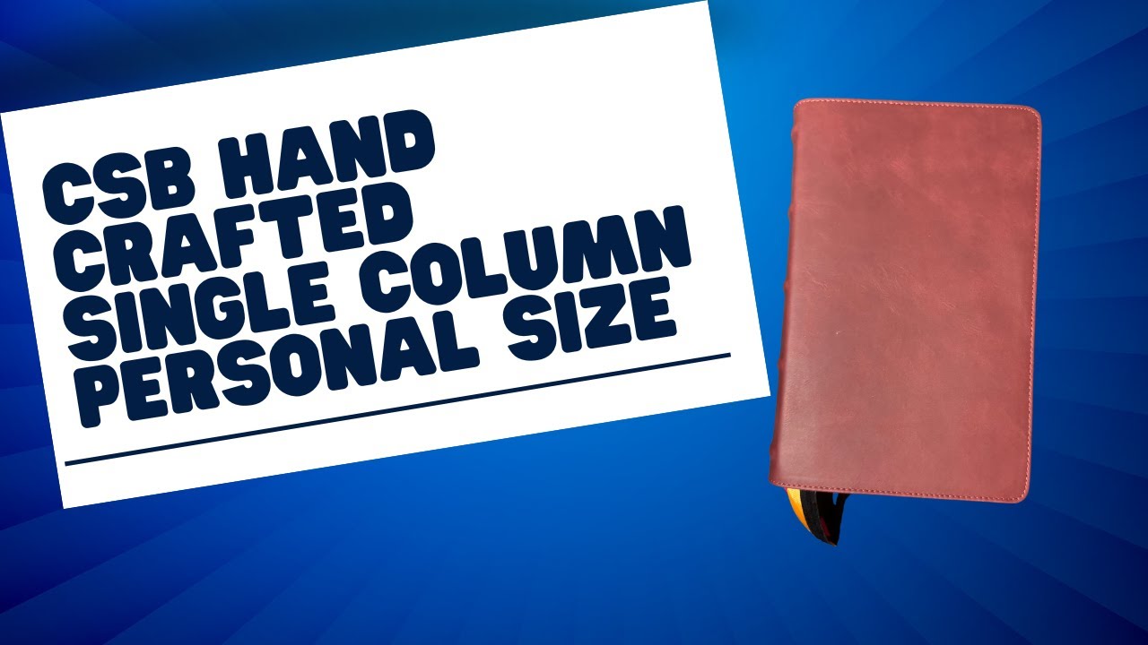 CSB HCC single column personal size
