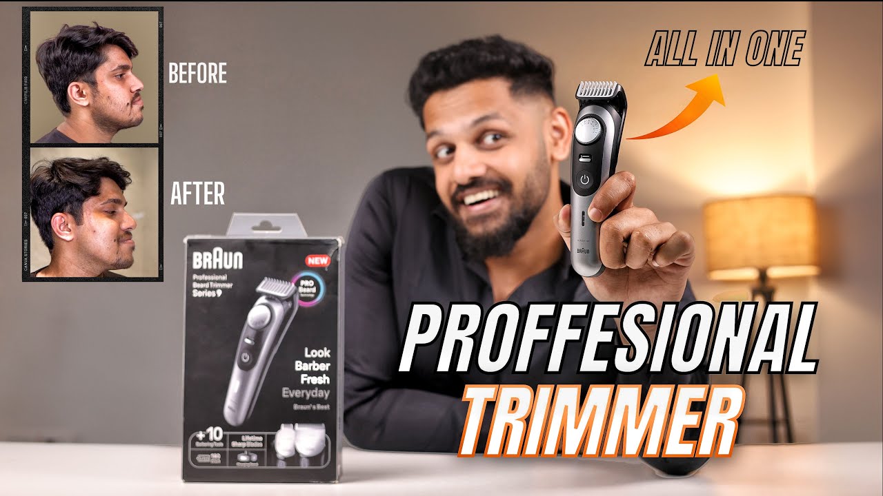 Braun Professional Trimmer Series 9 ⚡️For Professional Trimming Experience at Home🤩
