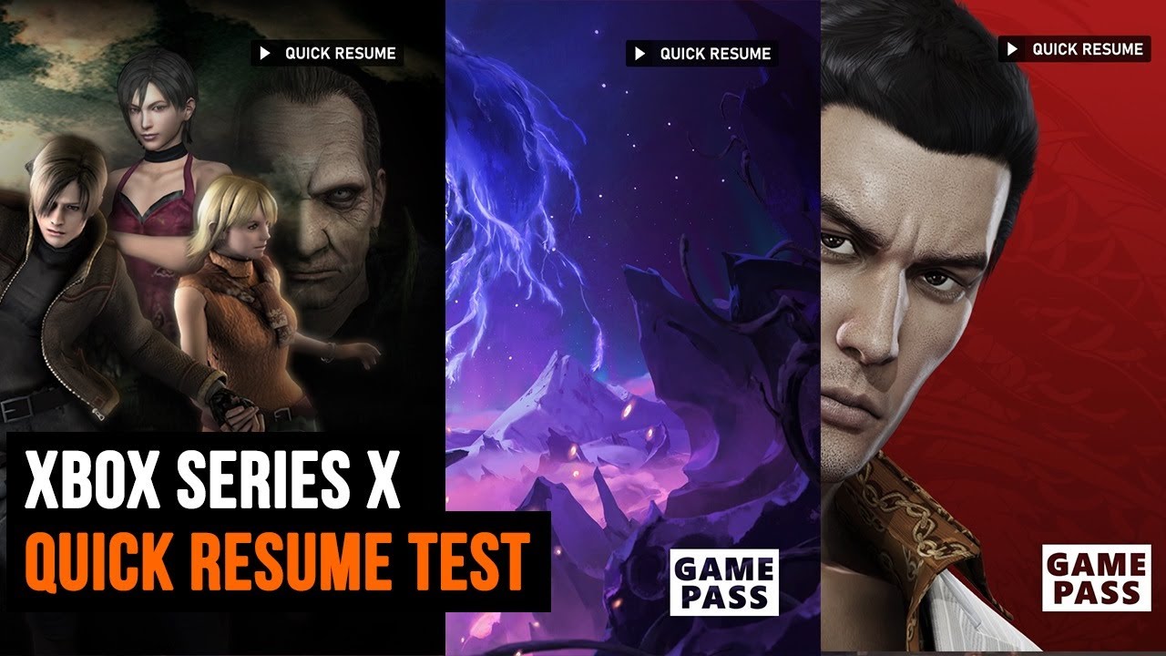 Xbox Series X - Quick Resume test - Switching between 5 games