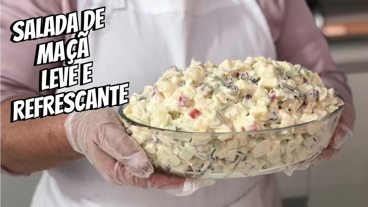COMO FAZER UMA SALADA DE MAÇÃ QUE COMBINA COM AVES E PEIXES ??