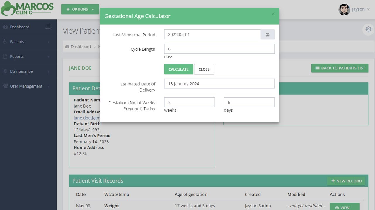 COMPLETE CLINIC MANAGEMENT SYSTEM (OBSTETRICS & GYNECOLOGY) USING PHP AND MYSQL WITH A DEMO LINK