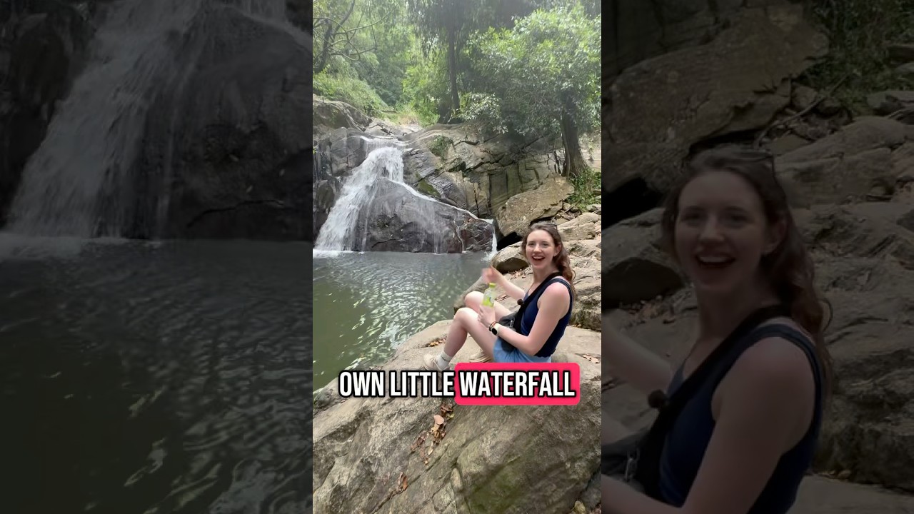 Secret Waterfalls in Ella, Sri Lanka 👀🇱🇰 #srilanka #ella #secretwaterfall #traveldiaries #ravana