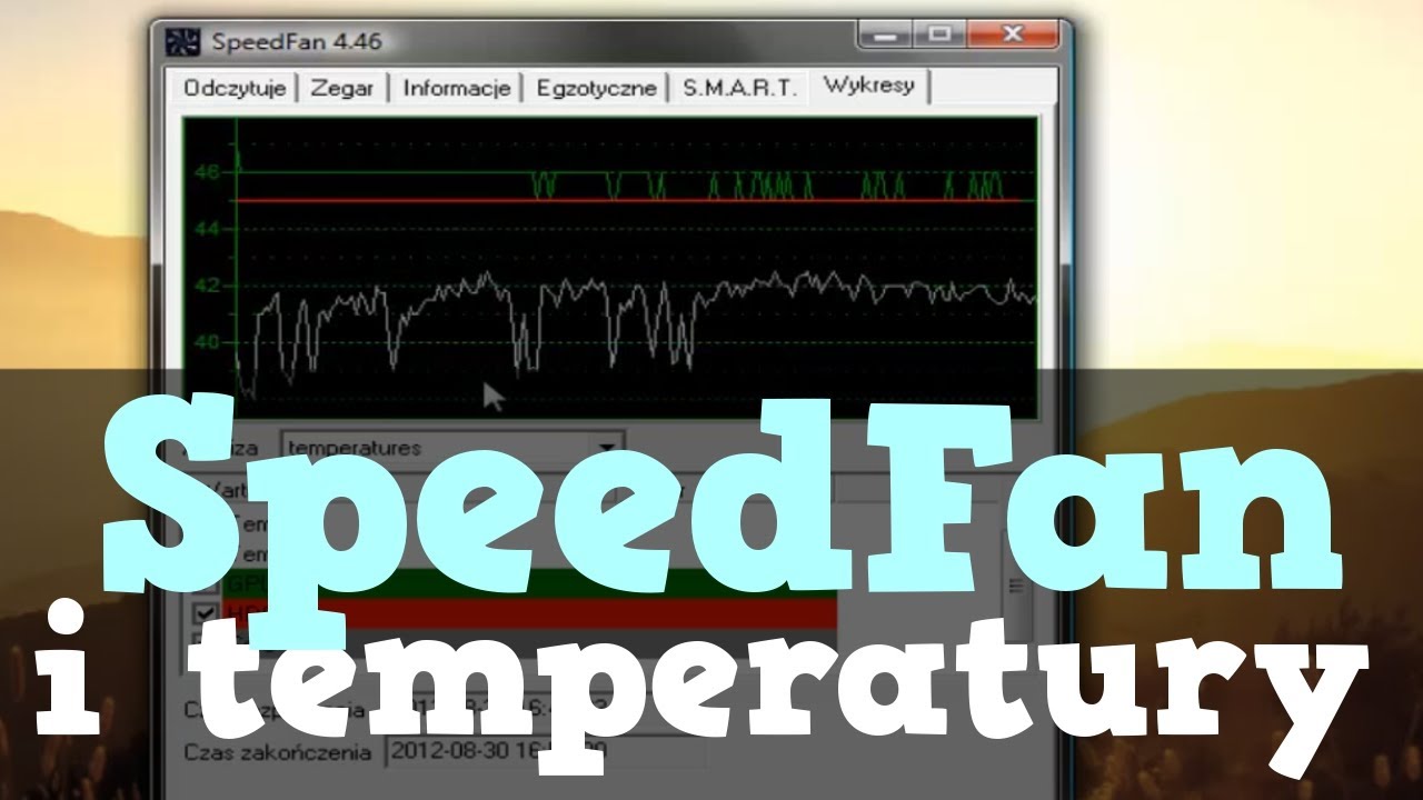 SpeedFan - zobacz temperaturę karty graficznej, procesora i dysku twardego oraz napięcia! [Poradnik]