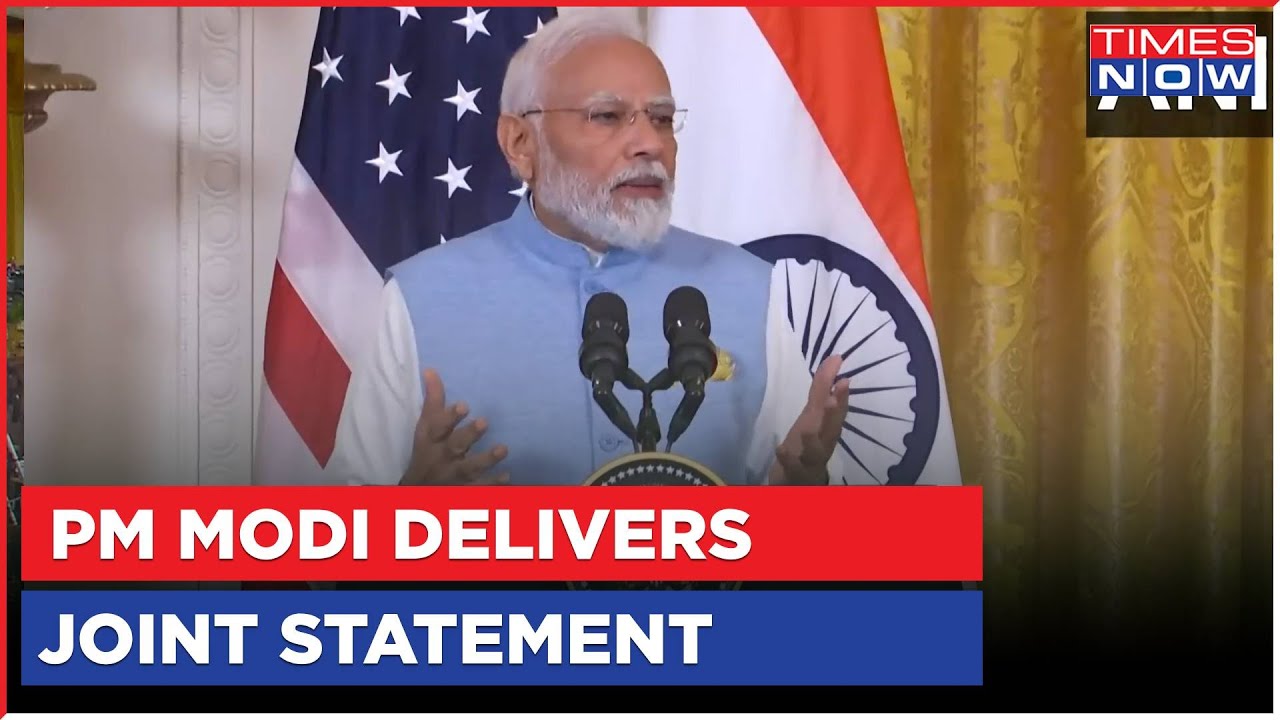 PM Modi Delivers Joint Press Statement With US President Joe Biden At White House | Top News
