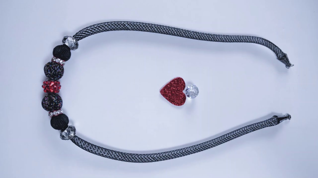 DIY: Mesh Tubing Necklace with Mix & Mingle Glass Beads
