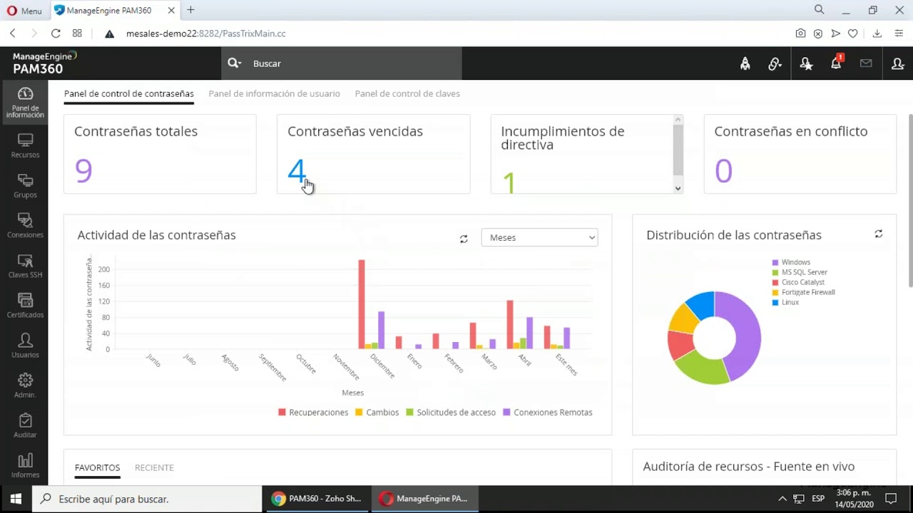 Manage Engine PAM 360 – Tome el control y la Administración del Acceso Privilegiado de su empresa.