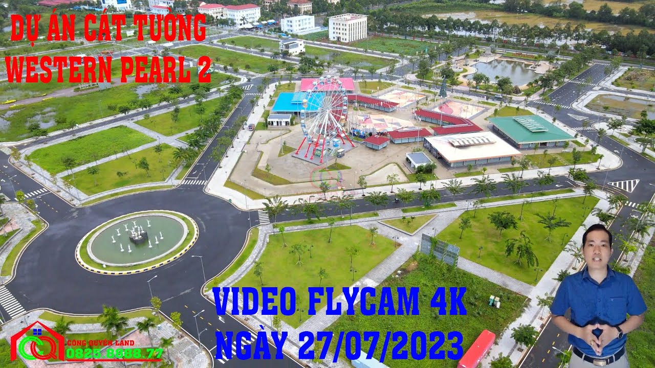 Dự án Cát tường western pearl 2 |Vị Thanh - Hậu Giang | Video Flycam 4k mới nhất