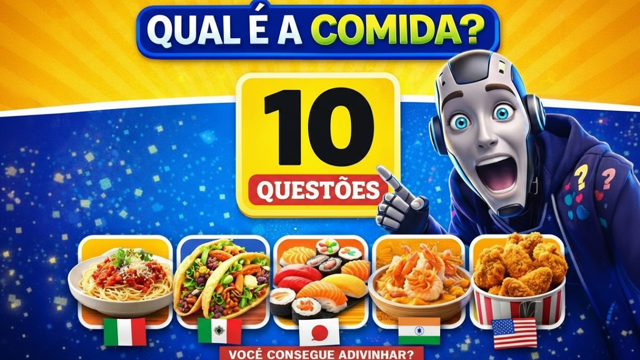 QUAL É A COMIDA? VOCÊ CONSEGUE ACERTAR TODAS? | CLIQUE E FAÇA O DESAFIO!
