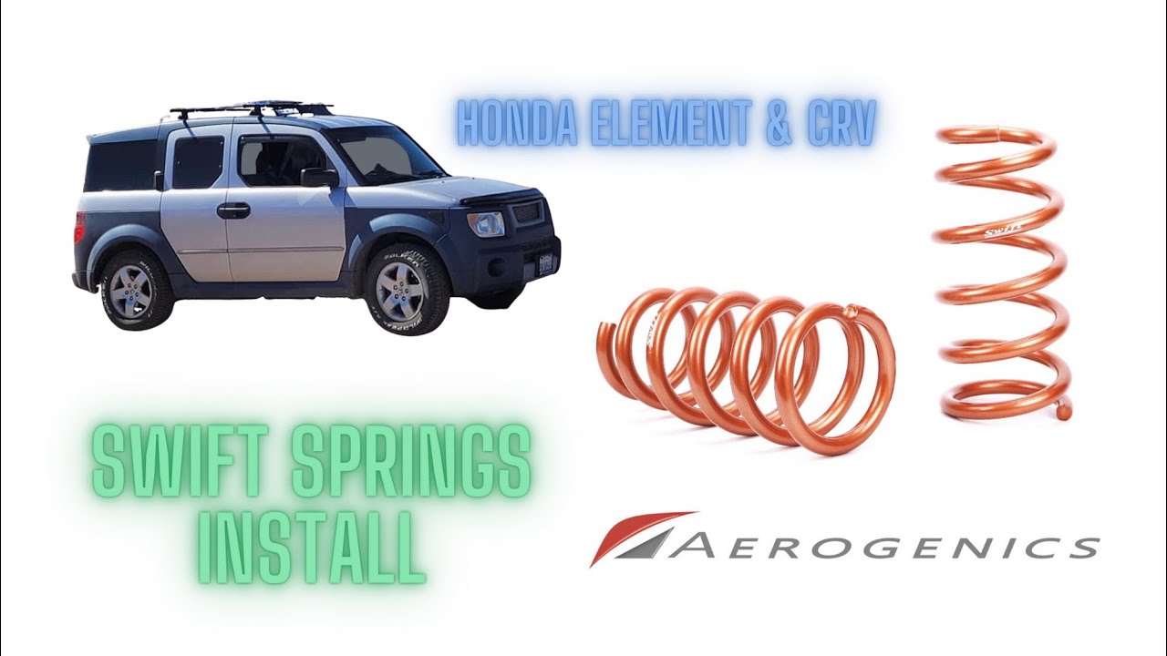 Honda Element и CRV Rear Sag Fix, установка задних пружин Aerogenics Swift Springs