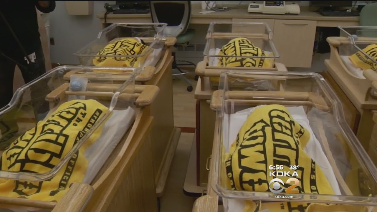 Newborns Wrapped In Terrible Towels At Magee-Womens Hospital