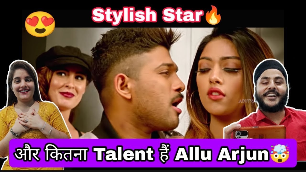 Allu Arjun Stylish Star - Lover Also Fighter Also Song(Reaction) | Allu Arjun | SardarJi Reaction