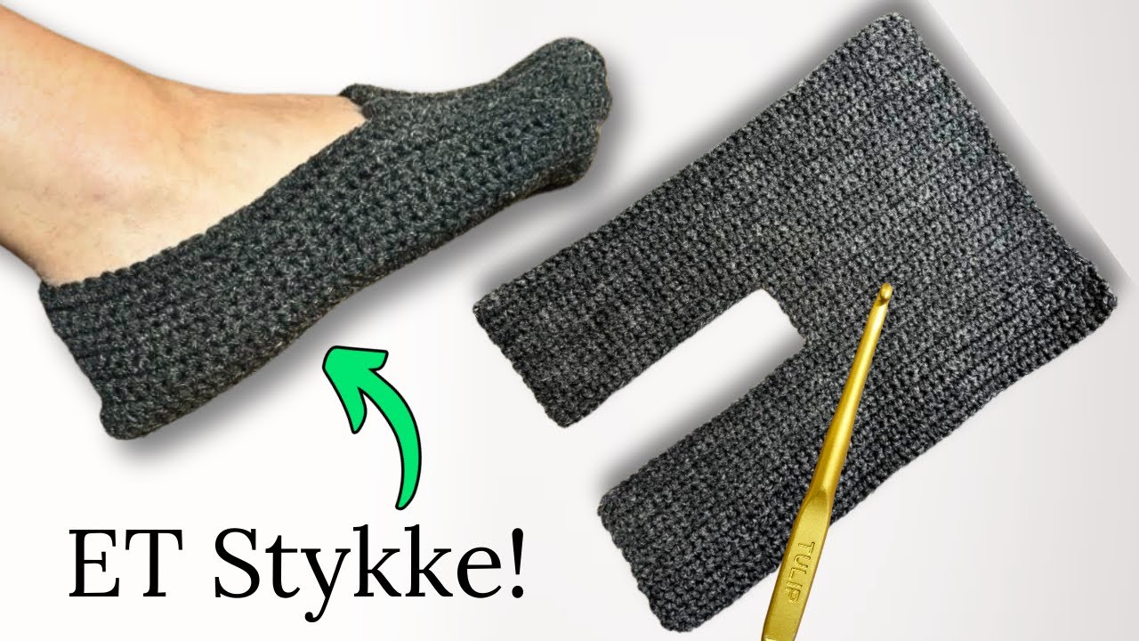 WAUW! H&aelig;klede Hjemmesko af ET Stykke | Til M&aelig;nd | L&aelig;r at H&aelig;kle