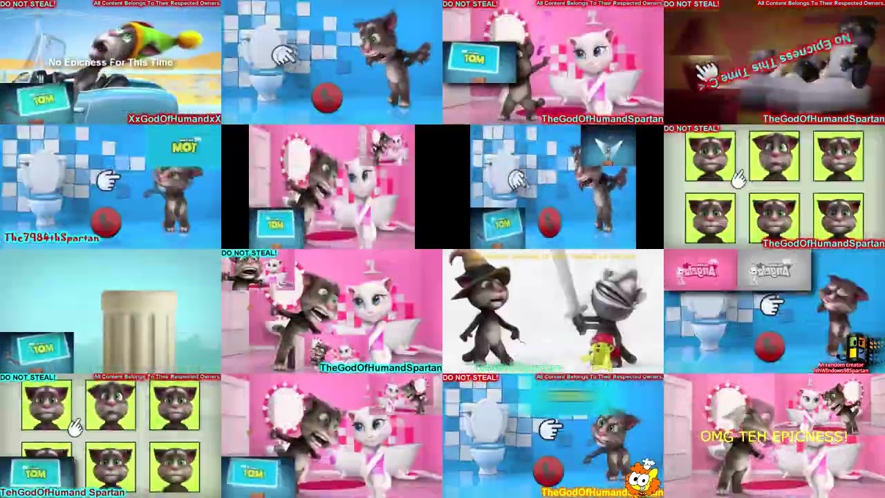[B-day gift] My Talking Tom Sparta Remix Superparison 2
