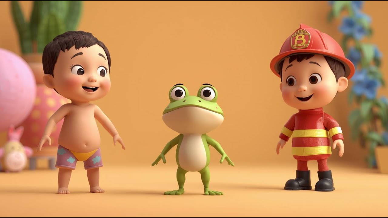 Ontdek Je Lichaam & Zing Mee! ✨ Ons Lichaam Lied + Kikker & Brandweer Avontuur! 🐸🚒
