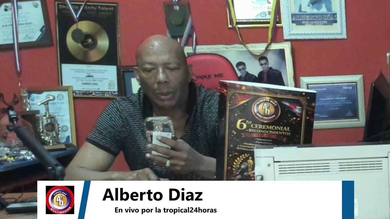 Emisión en directo de Alberto Diaz y Grupo Sensacion