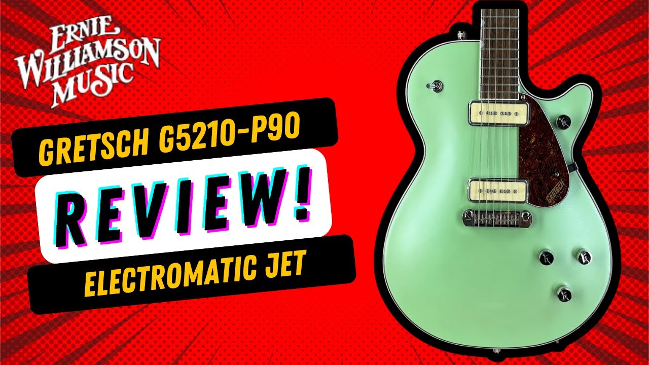 No nonsense and killer sound! The Gretsch G5210-P90 Electromatic Jet Electric Guitar