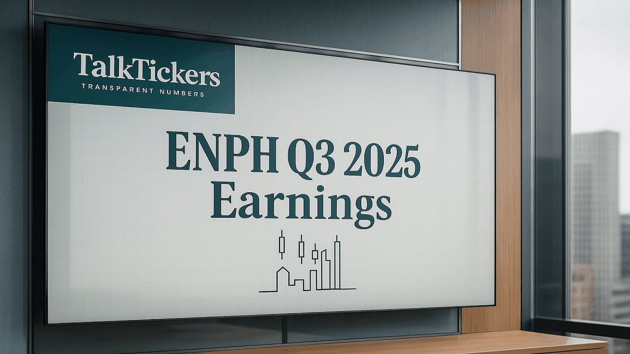 Enphase Energy Q3 2025: Record Beats but Market Shock Explained