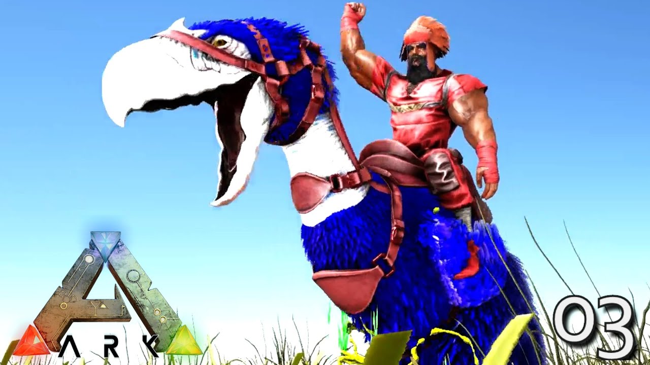 ARK: SURVIVAL EVOLVED - NOXIOUS TERROR BIRD SQUAD !!! ARK PRIMAL FEAR TALAMH E03