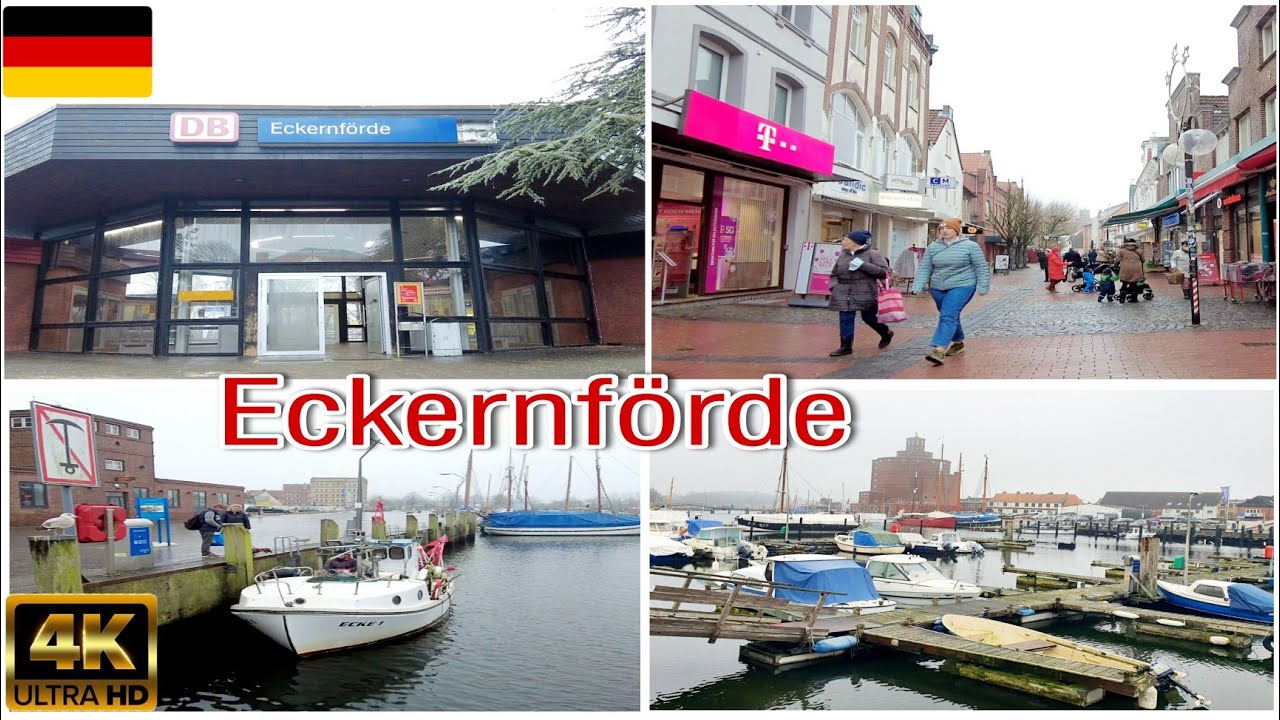 Eckernförde | Virtual walking tour around Eckernförde Town, Germany