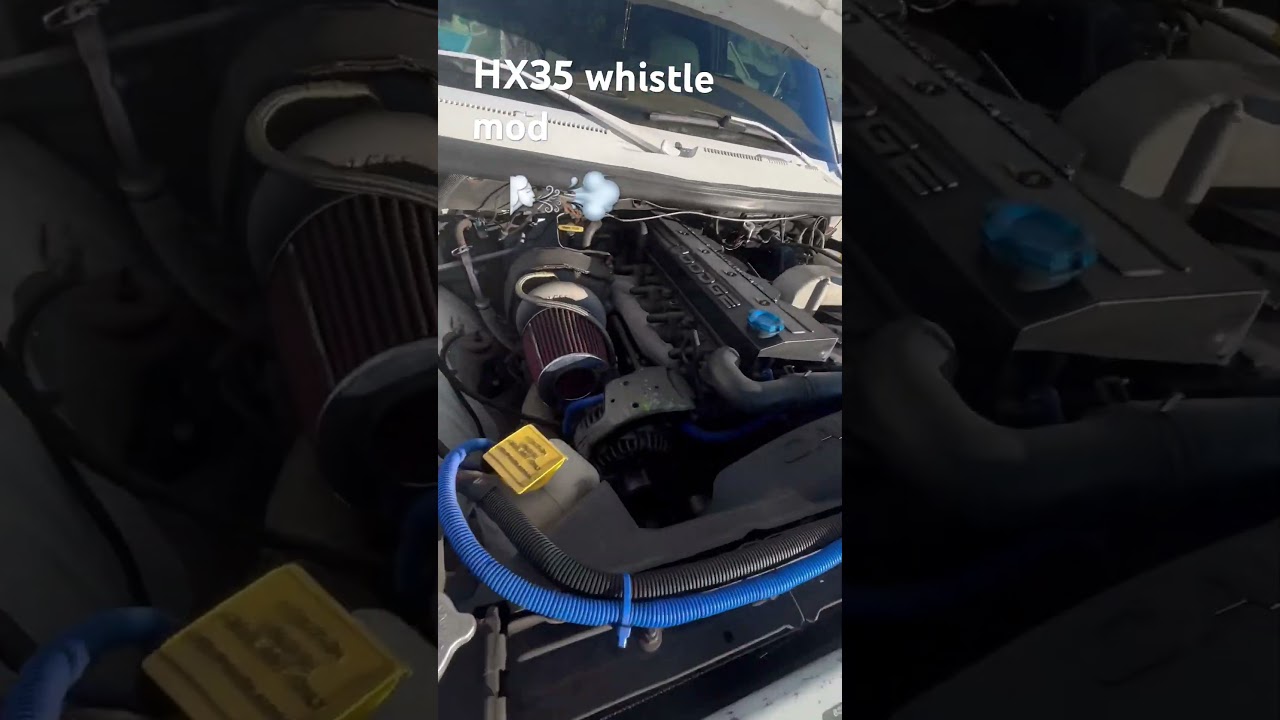 2nd GEN Cummins HX35 turbo whistle mod #dodge #cumminsnation #dieselpower #diesel