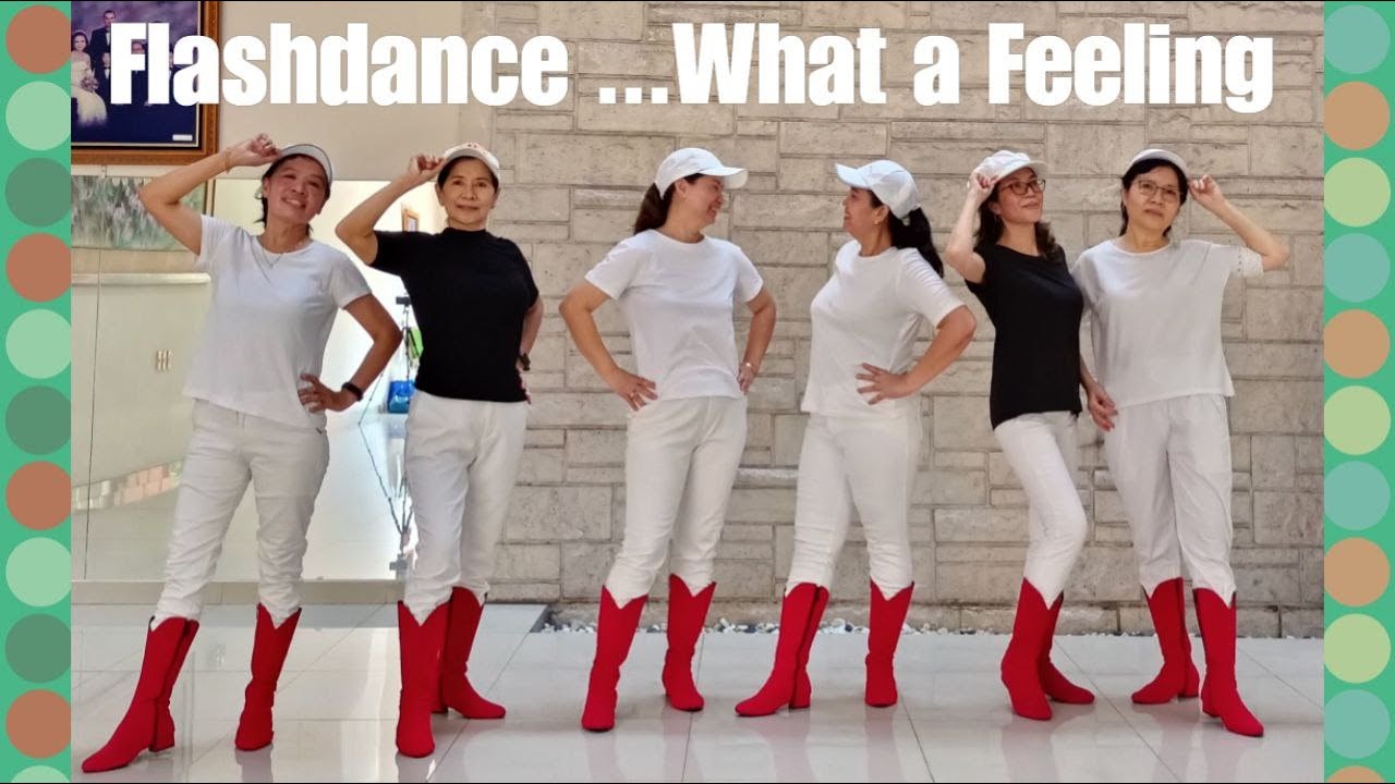 Flashdance ...What a Feeling Line Dance (demo & count)