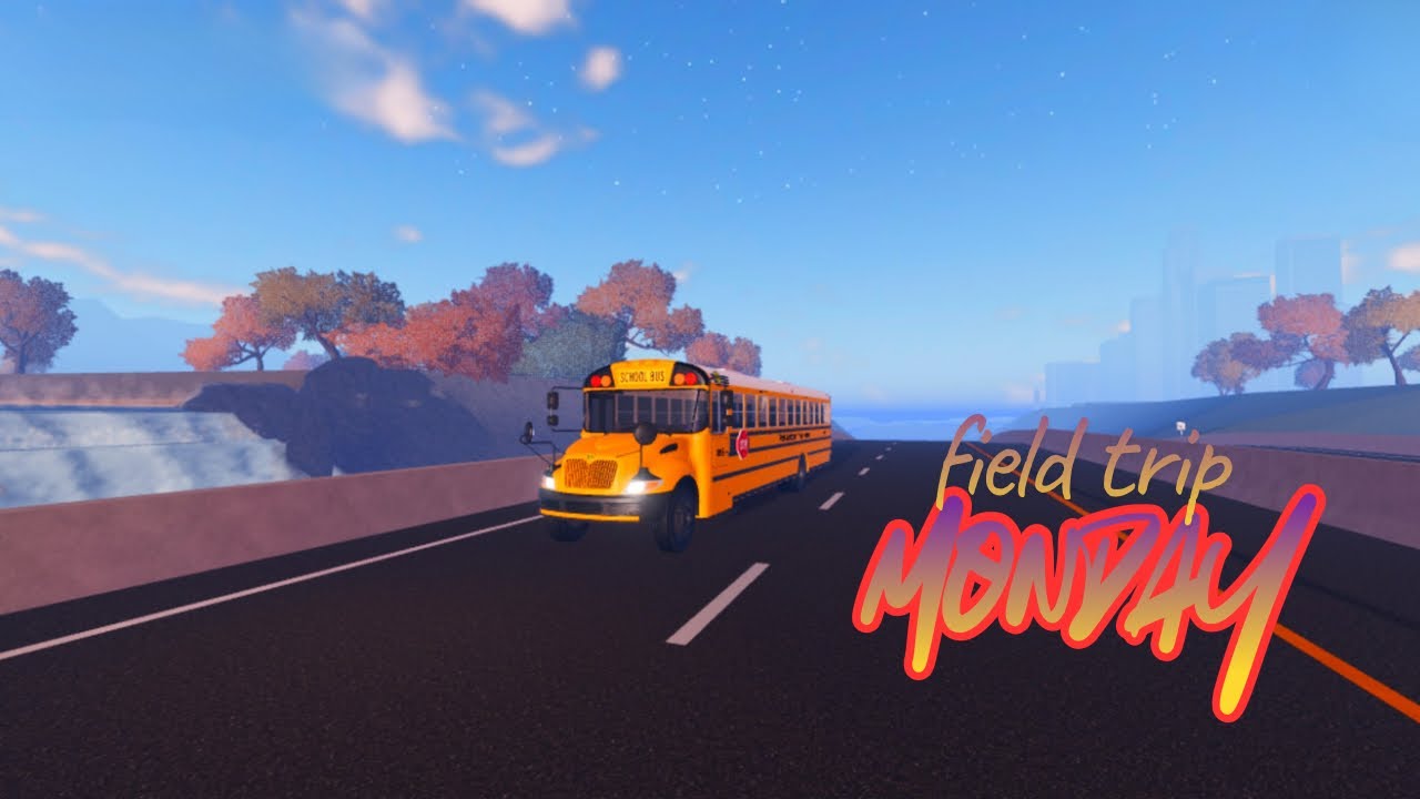 Field Trip Monday ￼| Roblox School Bus simulator 24