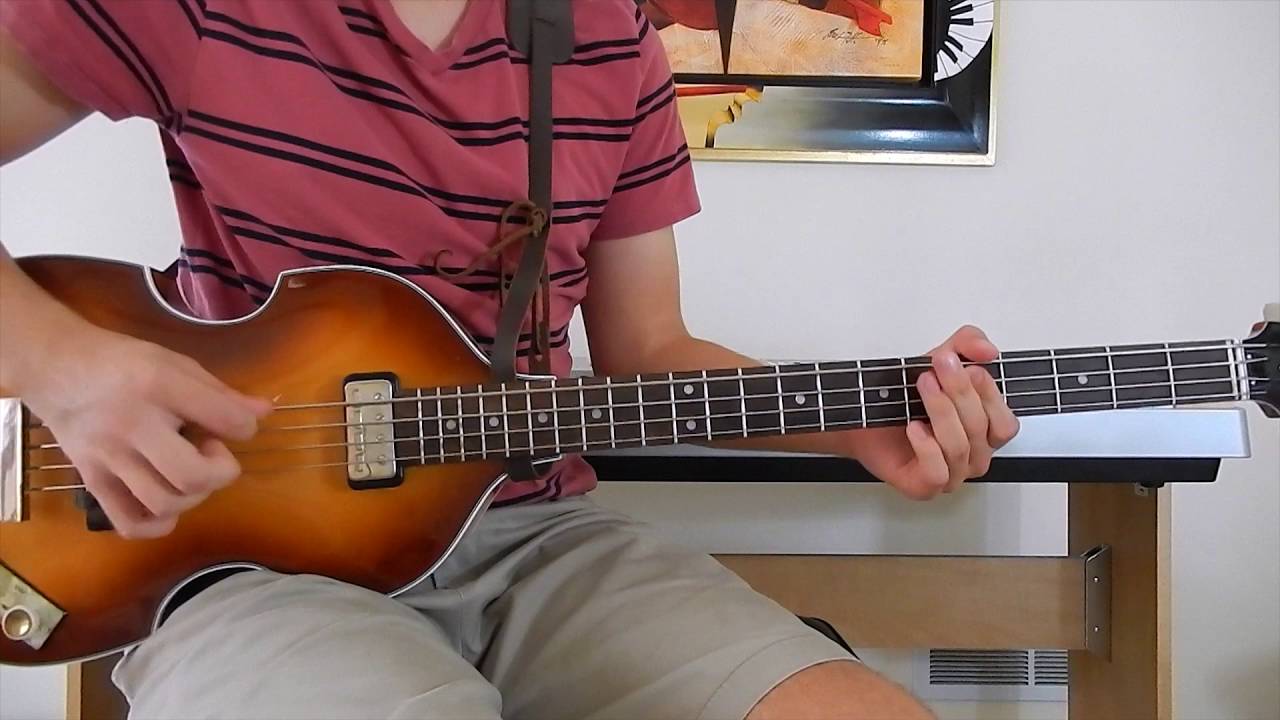 The Beatles - Come Together - Bass Cover Hofner