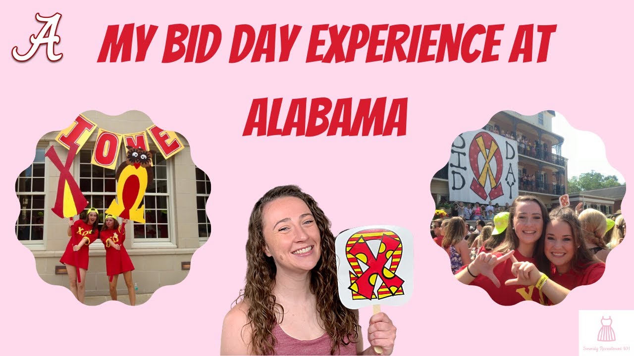 Bid Day at The University of Alabama | Sorority Recruitment 101