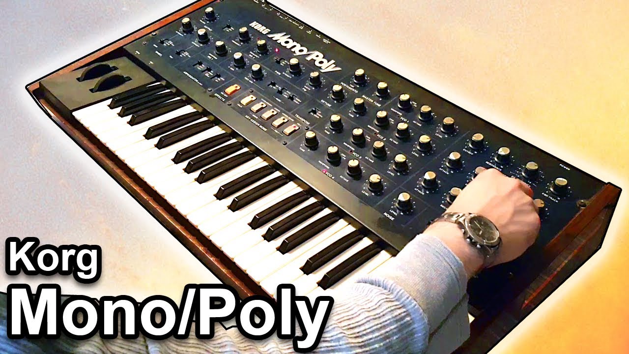 KORG MONO/POLY - Ambient Arpeggiator Soundscape 【Synth Demo】