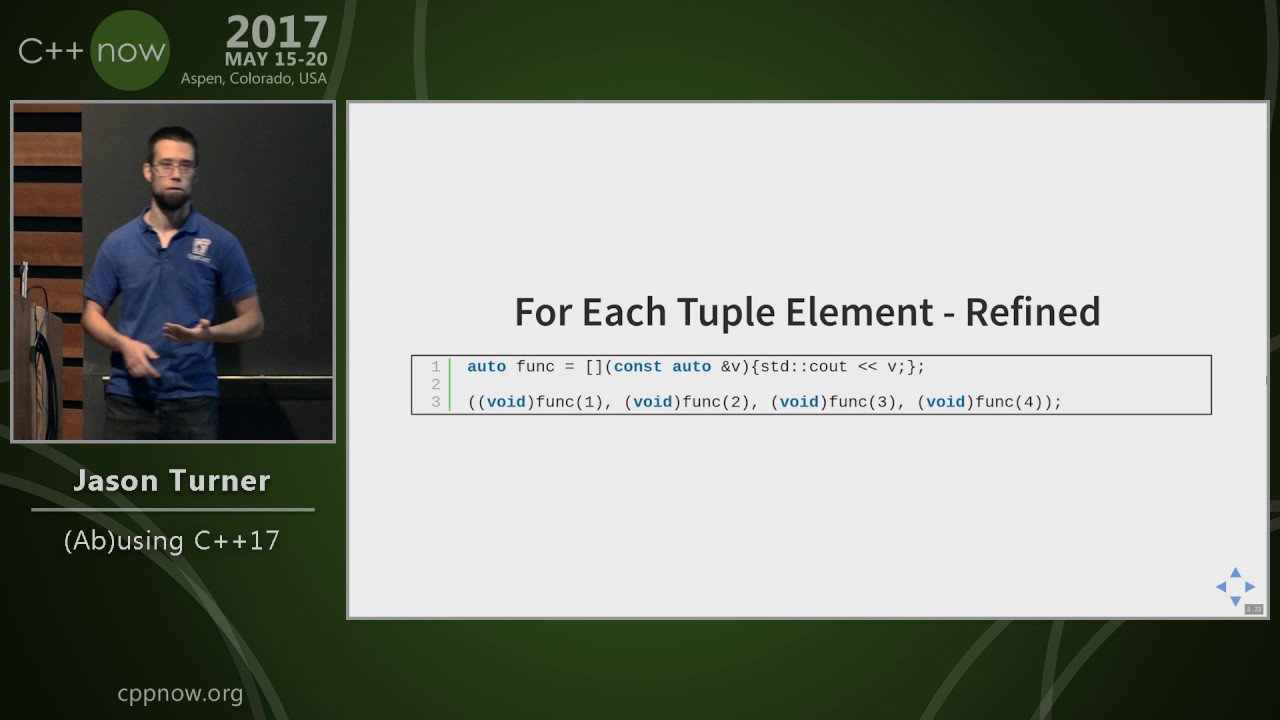 C++Now 2017: Jason Turner 