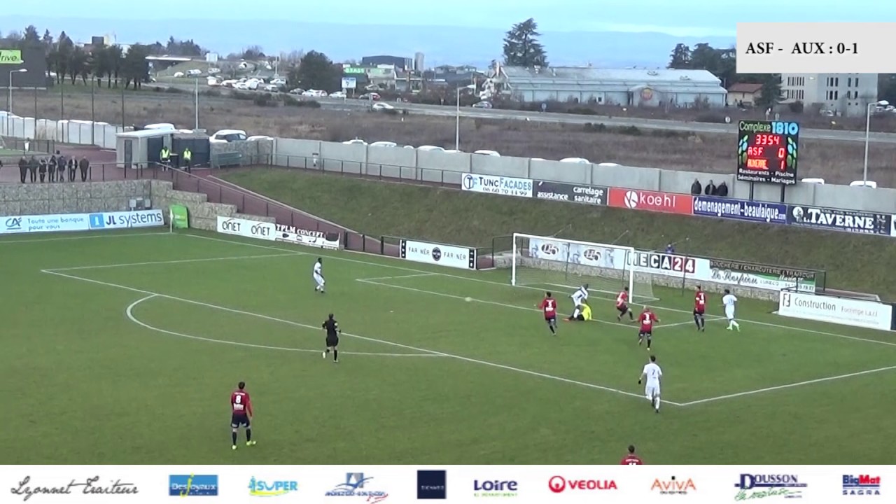 18' journée CFA ASF Andrézieux-Bouthéon 2-1 AJ Auxerre (B) : le résumé