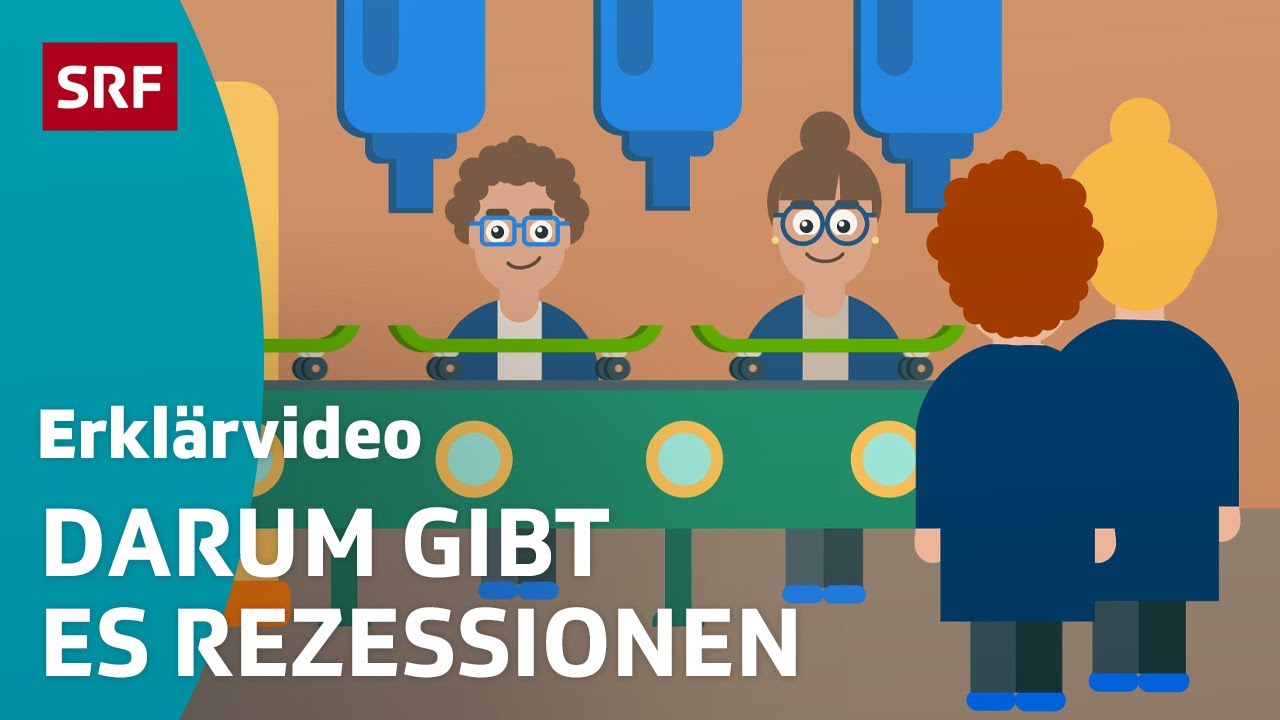 Rezession: Wenn die Wirtschaft kriselt &ndash; einfach erkl&auml;rt | Kindervideos | SRF Kids