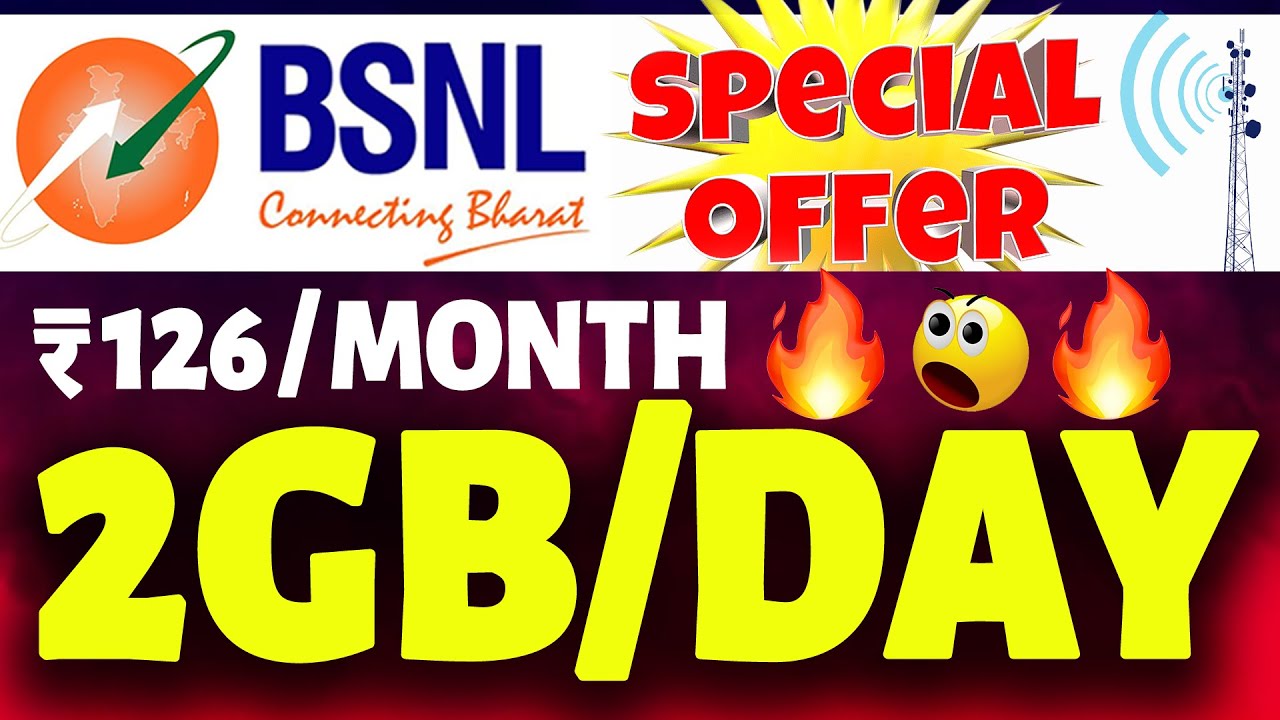BSNL&rsquo;s CHEAPEST Yearly Plan! ₹1515 = 365 Days Validity + 2GB/Day Data 🔥