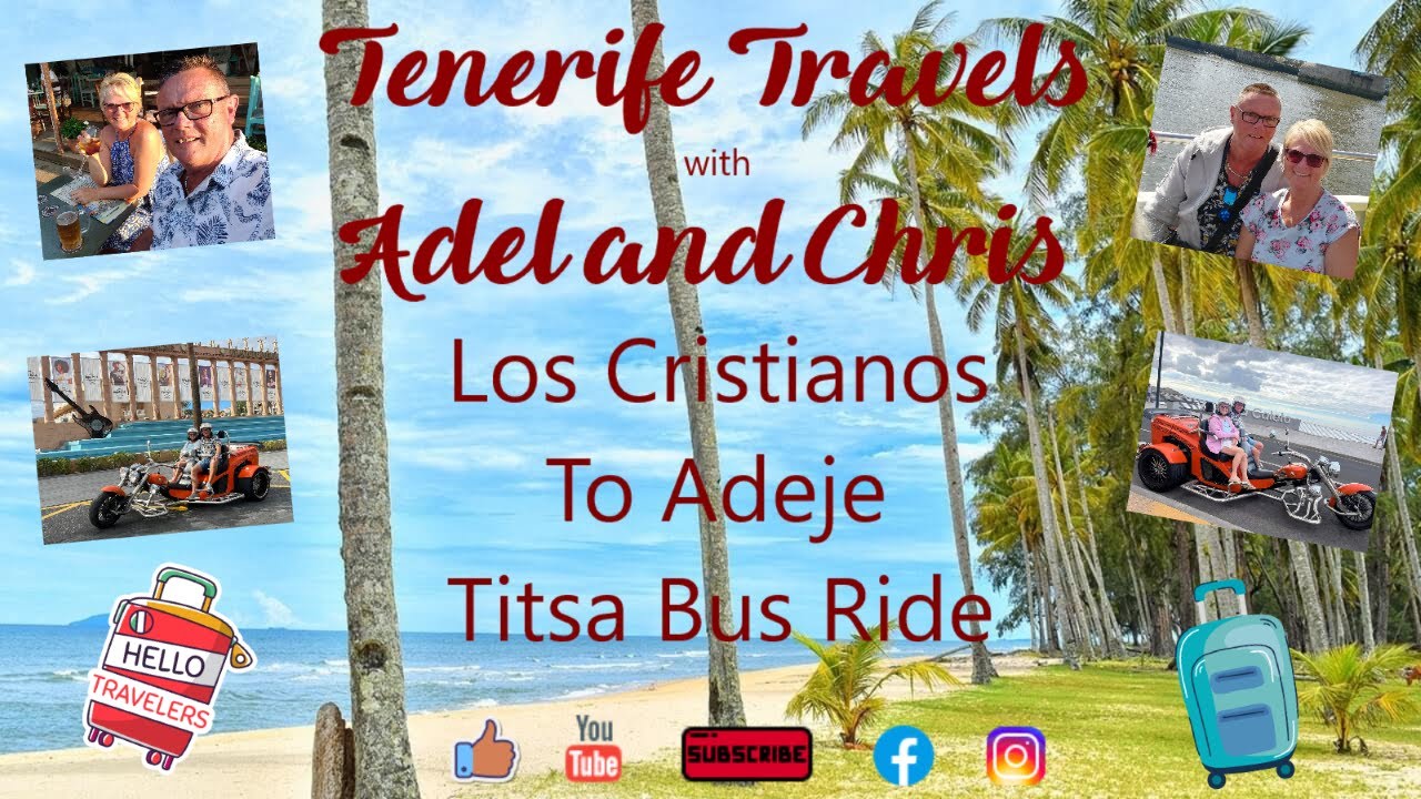 Tenerife Los Cristianos to Adeje bus station Titsa Bus Ride #1