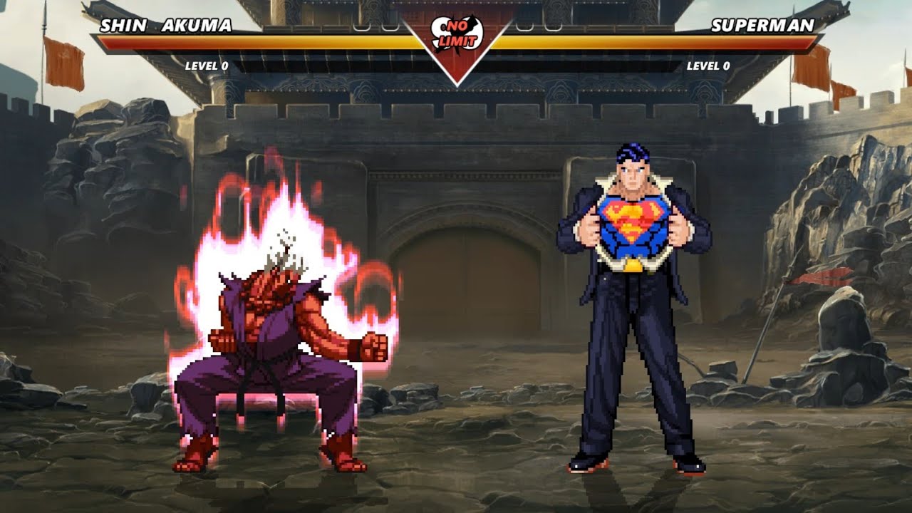 SHIN AKUMA vs SUPERMAN - The most epic fight you've ever seen❗