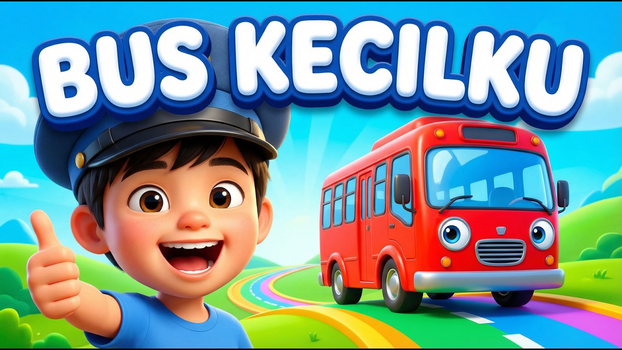 Bus Kecilku Jalan-Jalan 🚌 - Lagu Anak Indonesia | Roda Bus Berputar (Wheels on The Bus) - Hey Rafa!