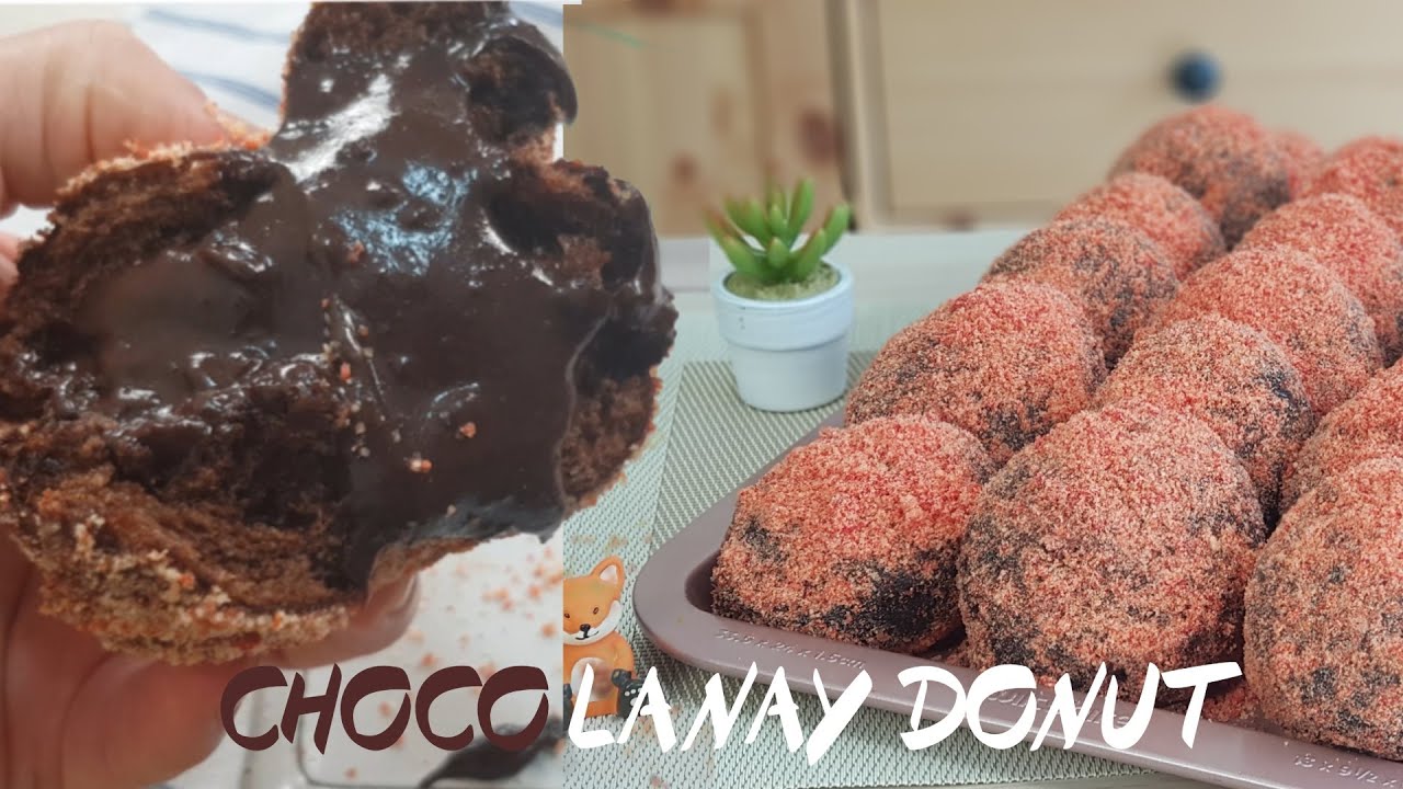 Choco Lanay Donut With Choco Filling and Butternut Streusel