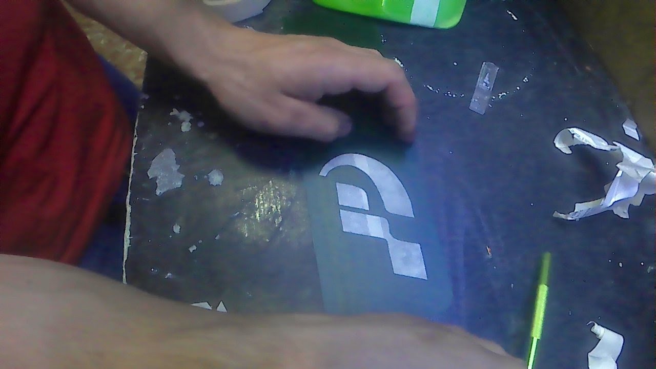 Positive Stencil With Masking Tape pt.1