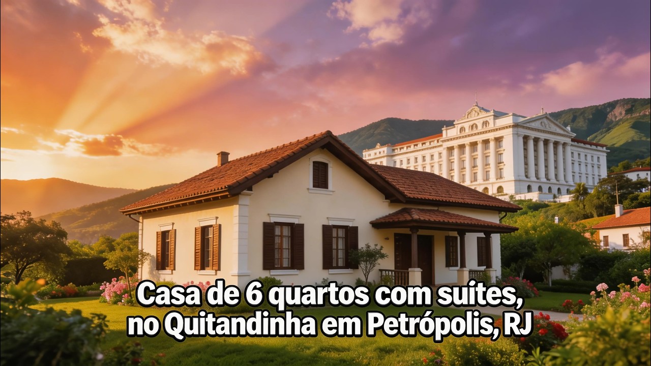 Casa de Condomínio com 6 Quartos à venda, 5600m² - Quitandinha Petropolis - RJ