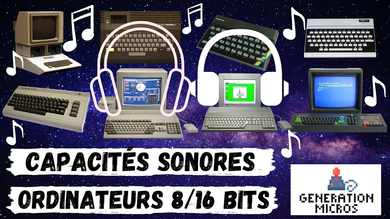 🎤 INTERVIEW : Comparaison des différentes capacités sonores sur Ordinateurs 8/16 bits, avec Laurent🎤