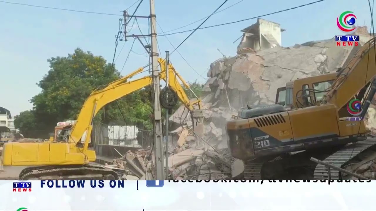 Hydra demolitions in Secunderabad Cantonment area