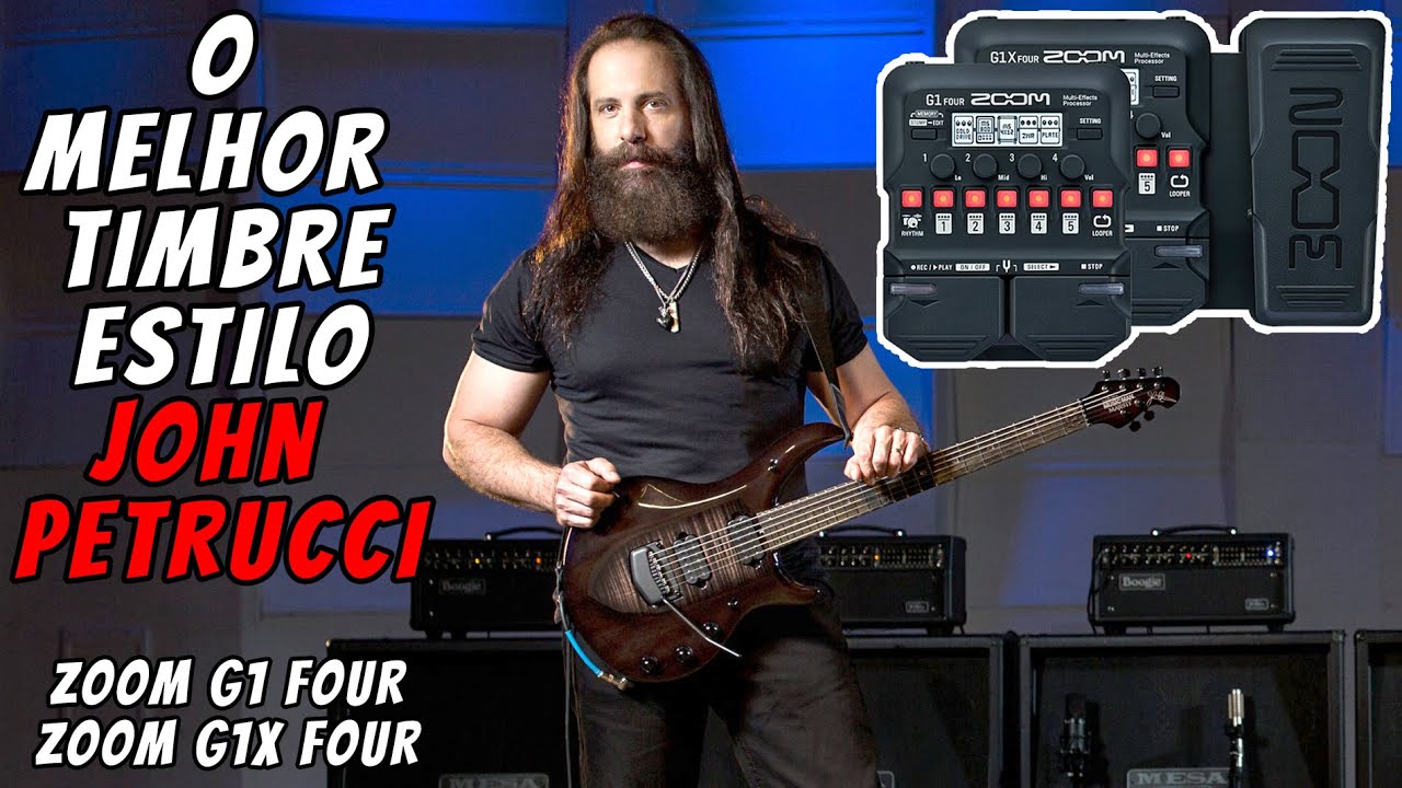 ZOOM G1 FOUR - O Melhor Timbre do JOHN PETRUCCI que eu já fiz!
