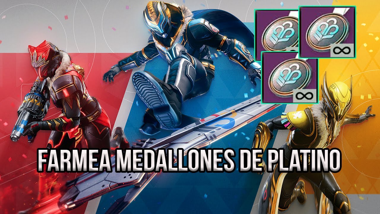 Farmea MUCHOS MEDALLONES DE PLATINO solo - Destiny 2