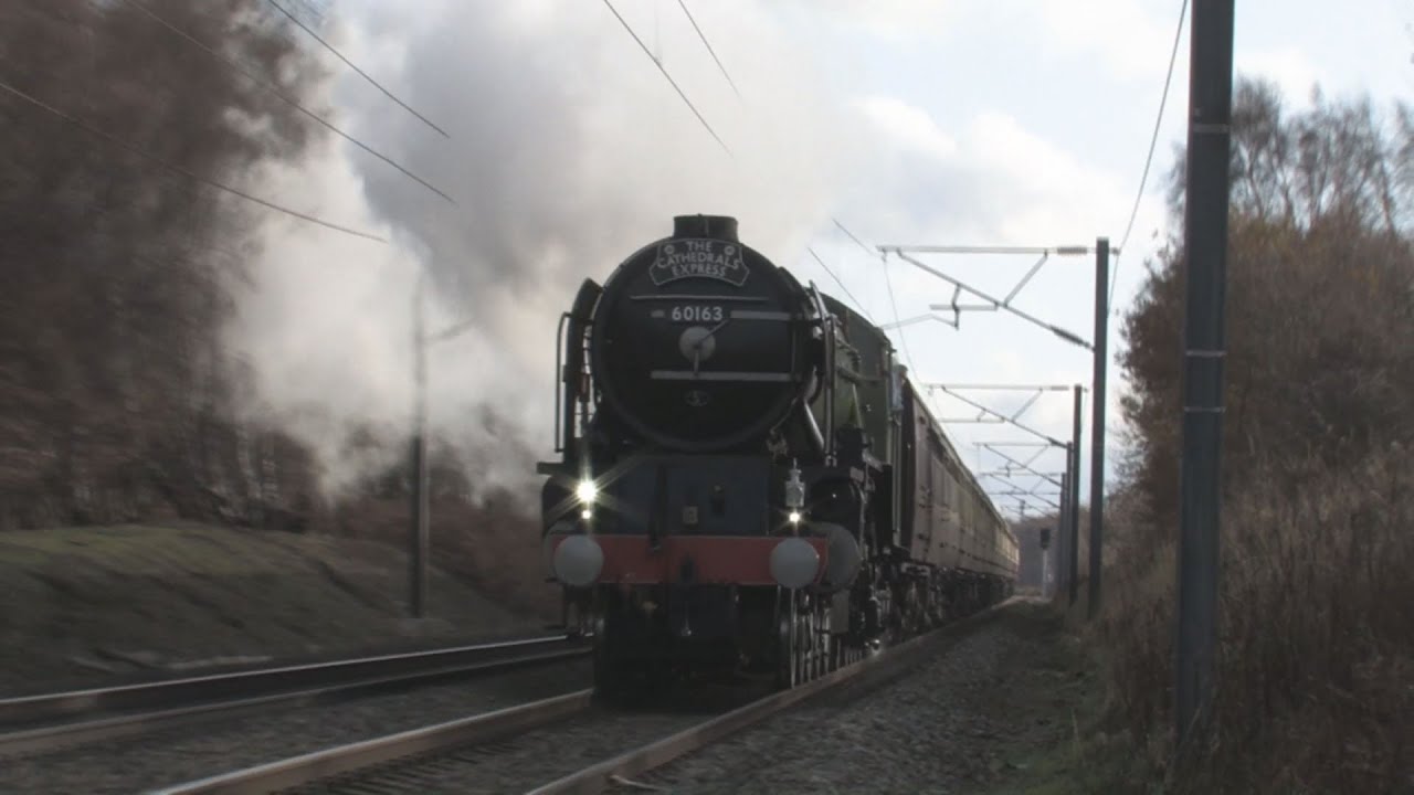 A1 60163 Tornado speeding past Rossington