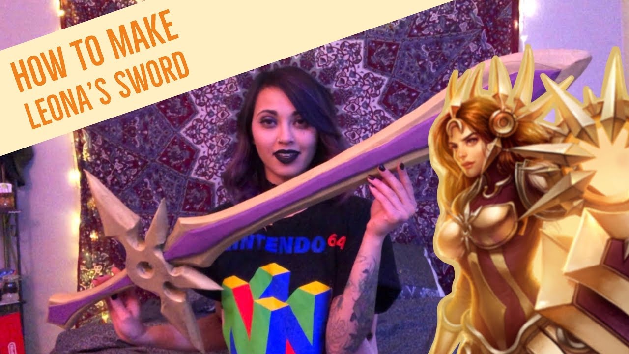 Making Leona’s Sword With EVA Foam