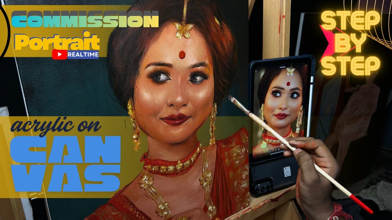 acrylic on canvas / commission work / surajit art work 