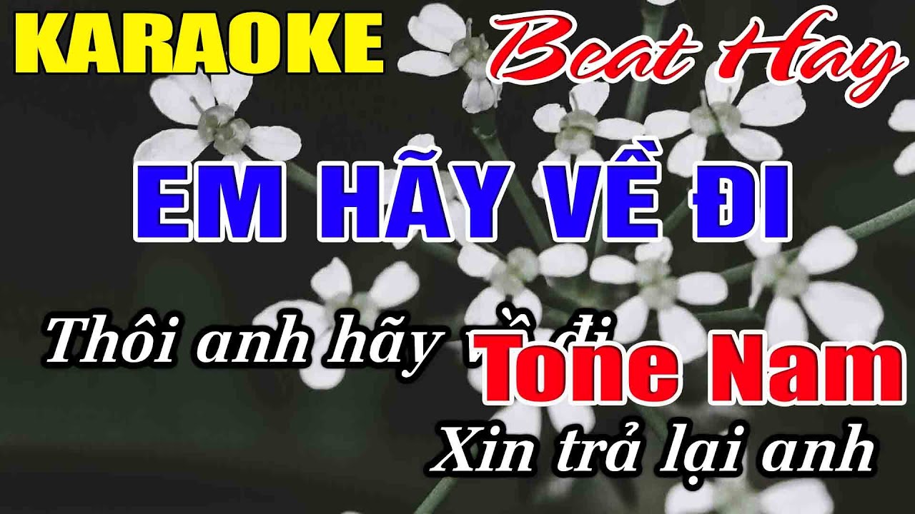 Em Hãy Về Đi Karaoke Tone Nam Karaoke Hải Nhạc Sống 2026 - Beat Mới